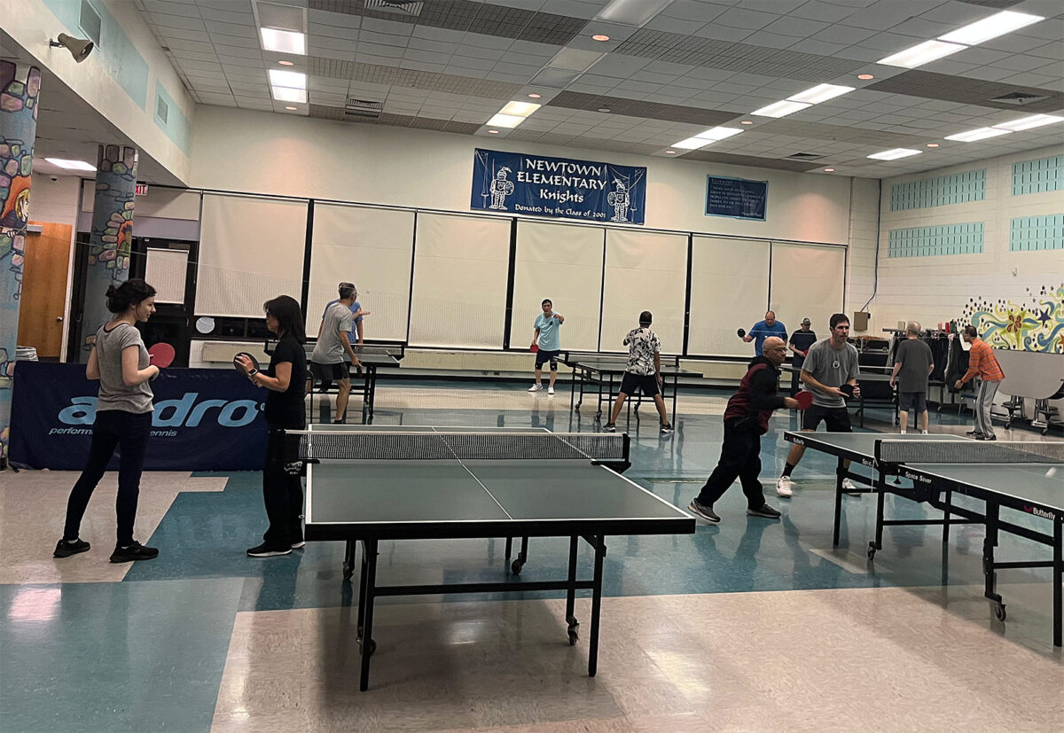 newtown pa elementary school table tennis